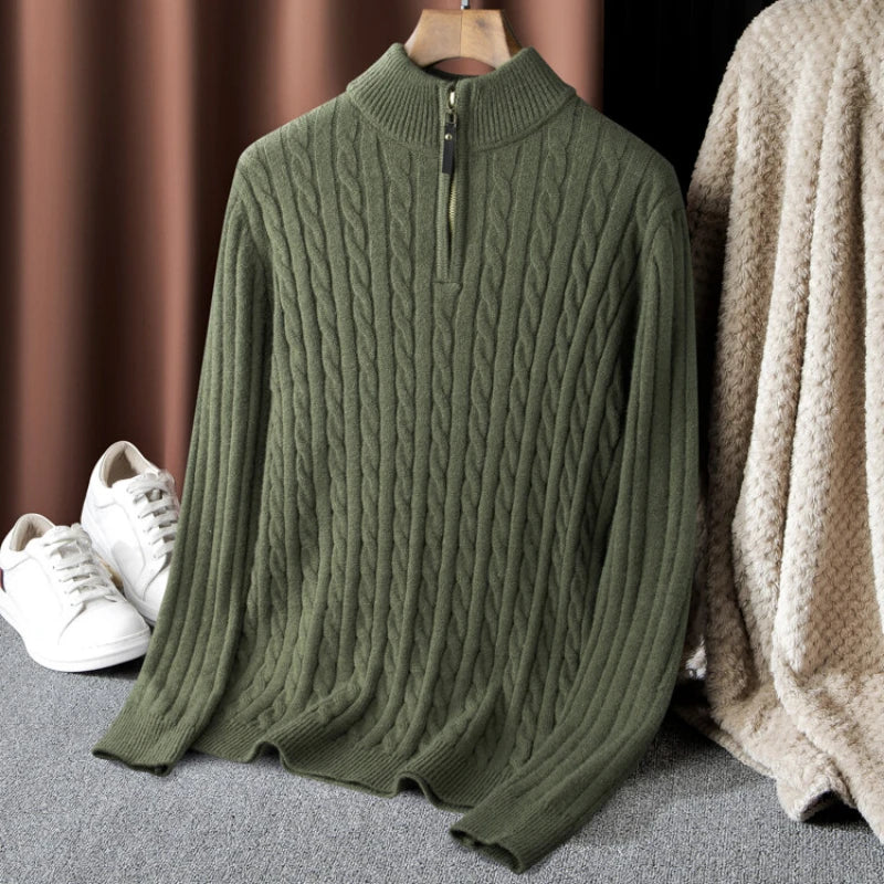 Piccadilly Cable-Knit Sweater