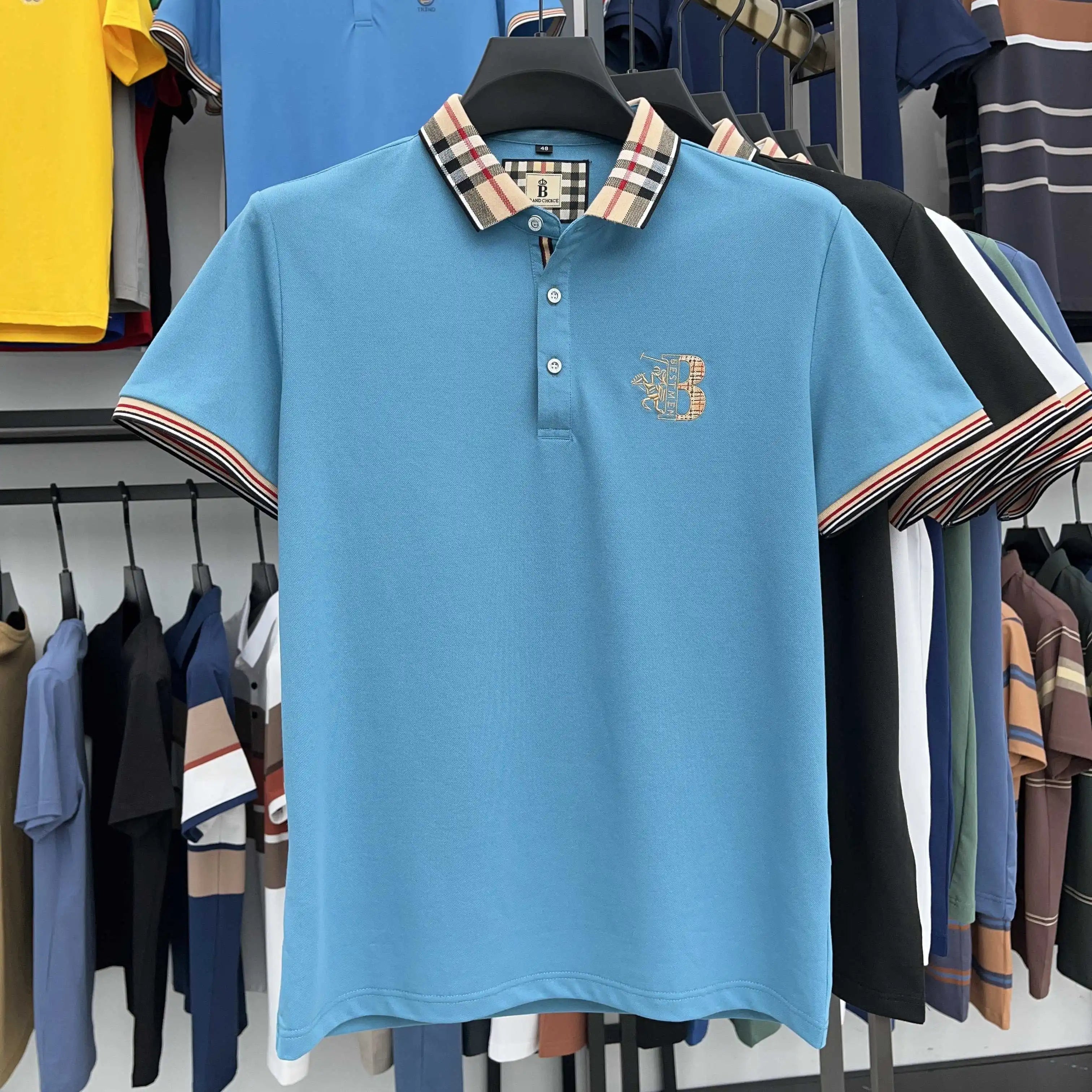 Bestmen Embroidered Polo Shirt – Elegance in Every Detail