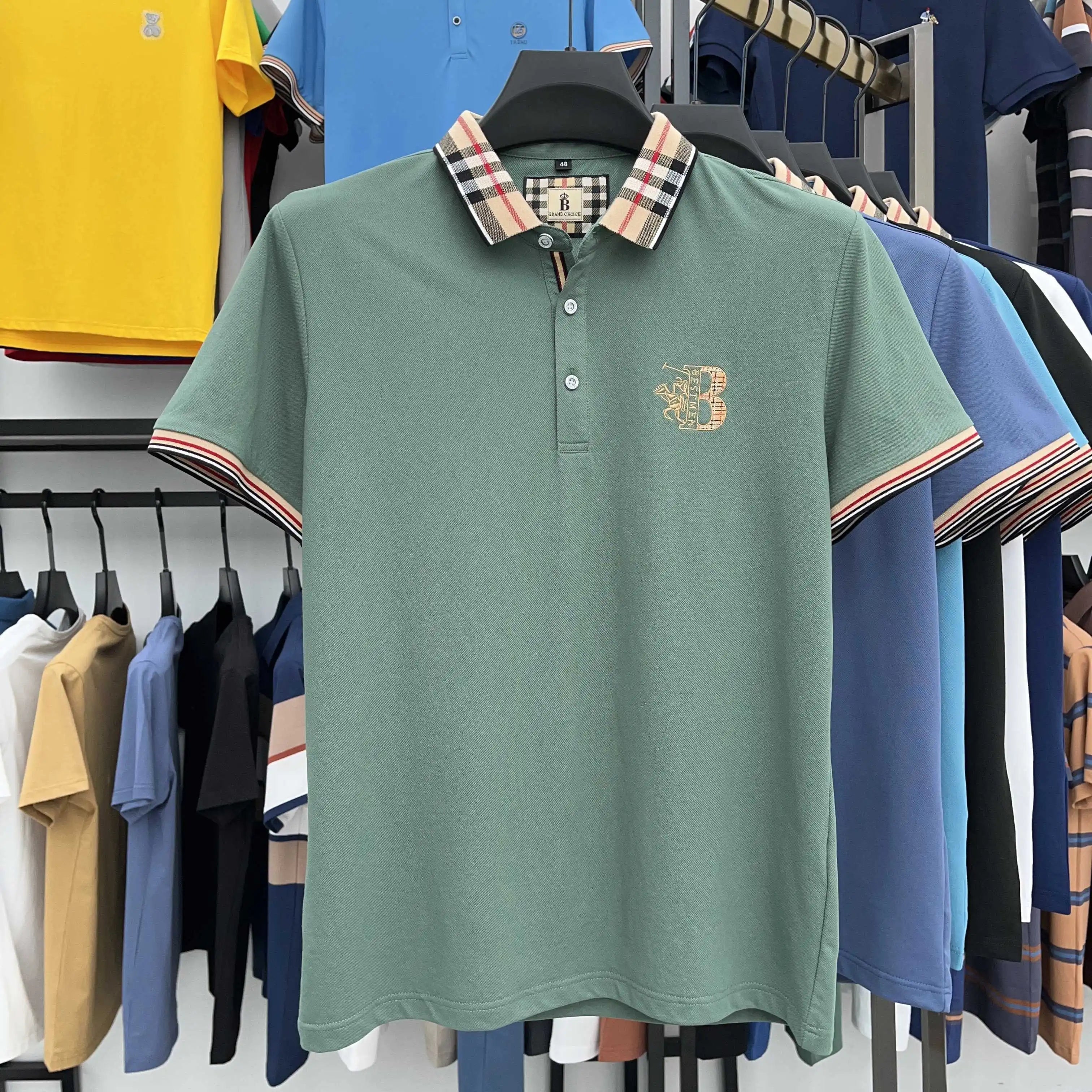 Bestmen Embroidered Polo Shirt – Elegance in Every Detail